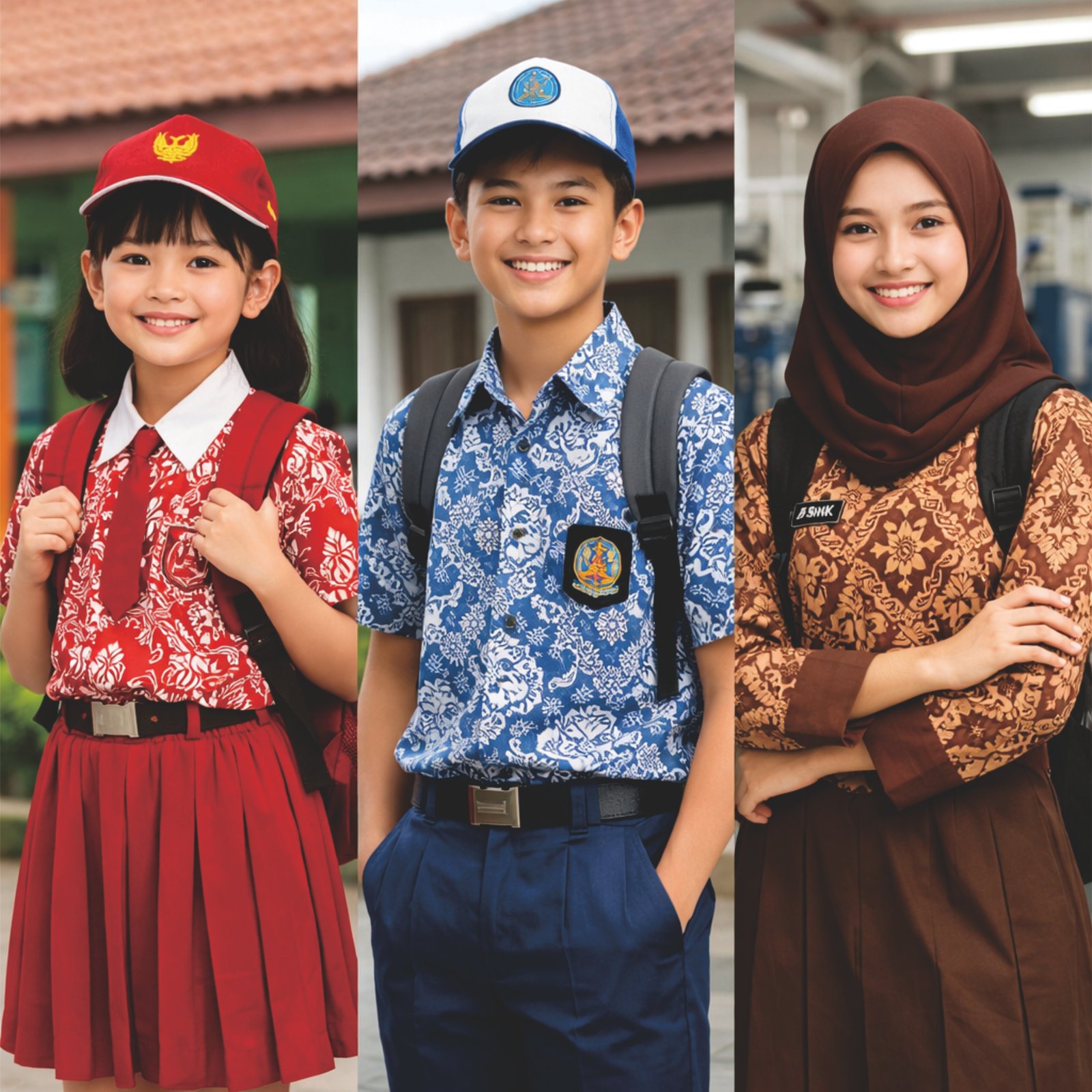 seragam batik sekolahan