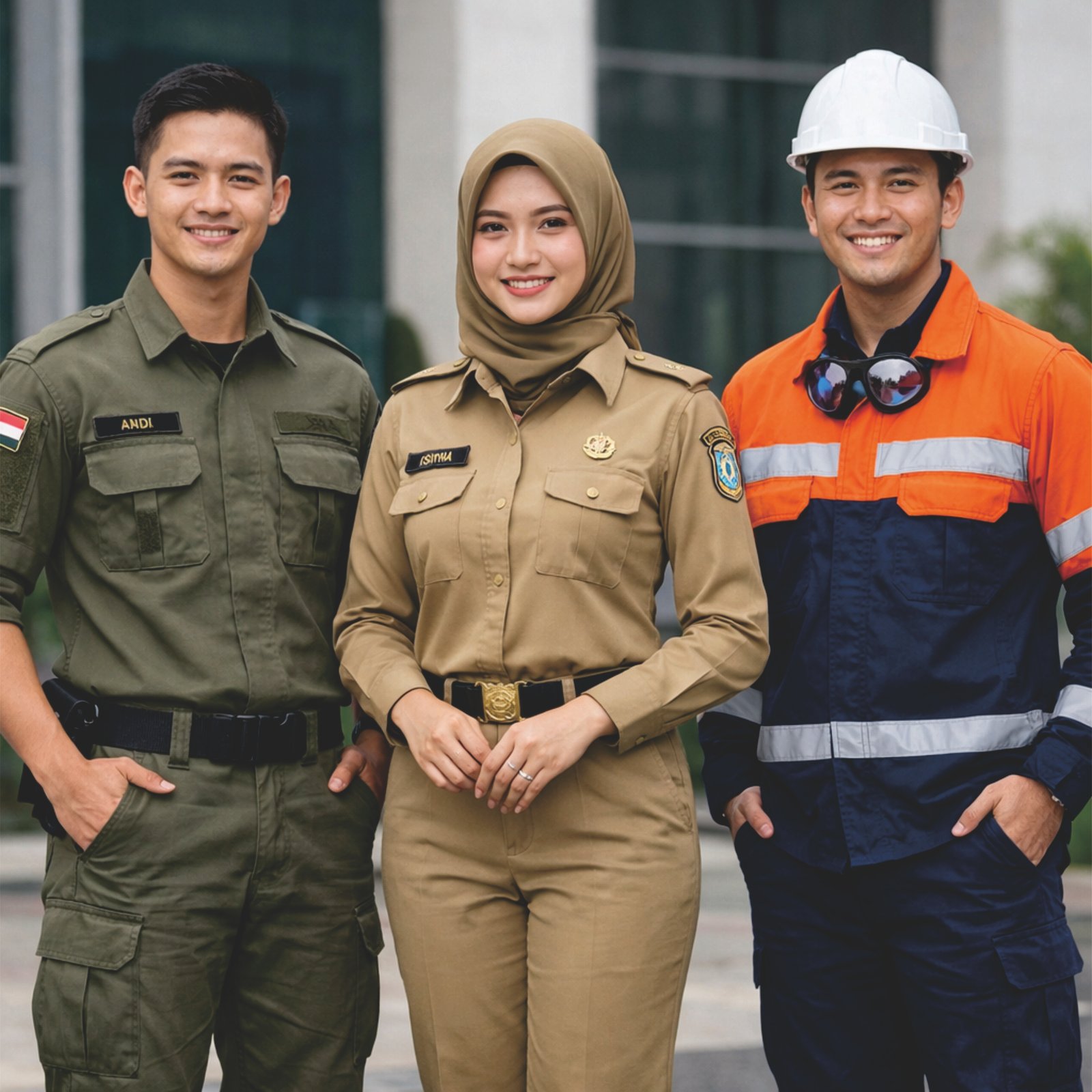 seragam kerja dan instansi