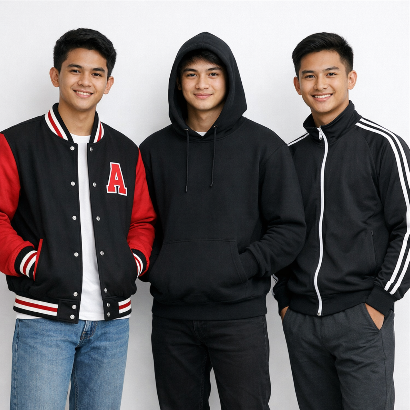 konveksi jaket varsity hoodie tracksuit pria
